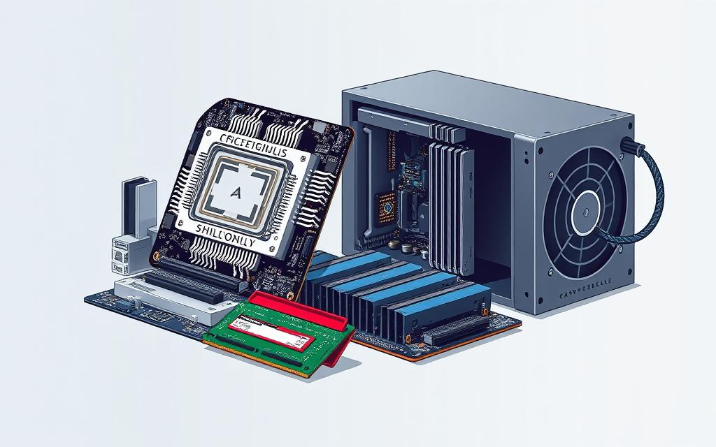 what are the four fundamental components of a computer system