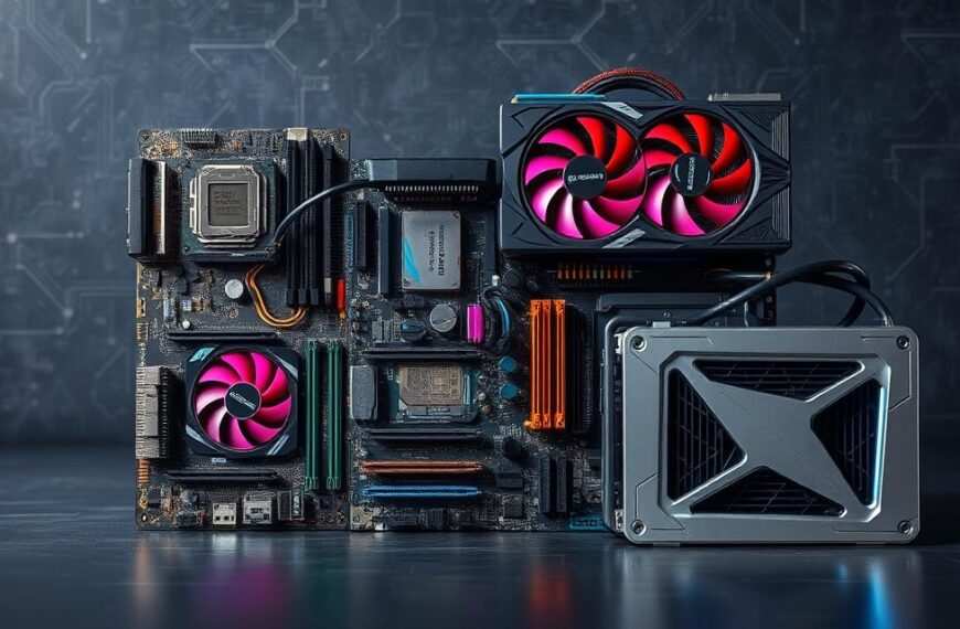what are the four main types of computer hardware