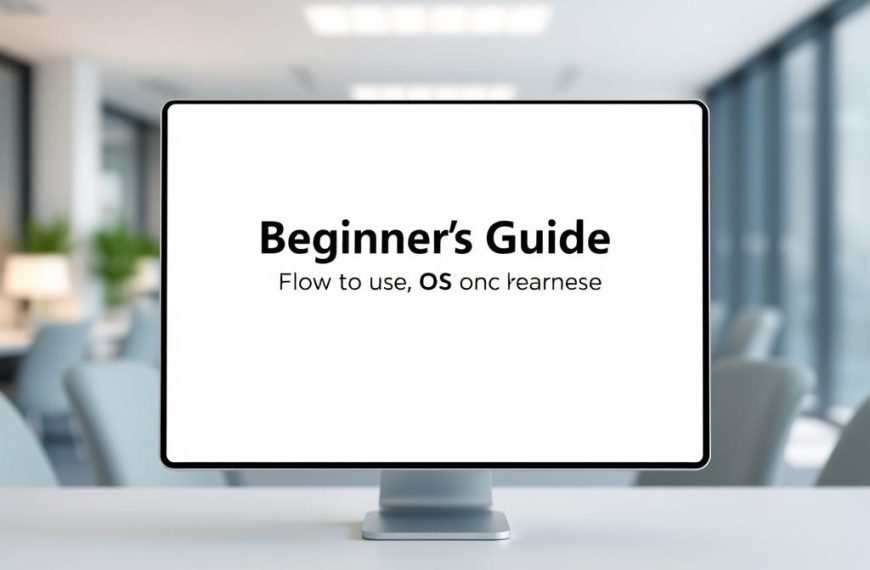 how to use apple computer operating system