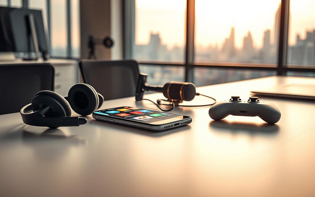 smartphone entertainment hub