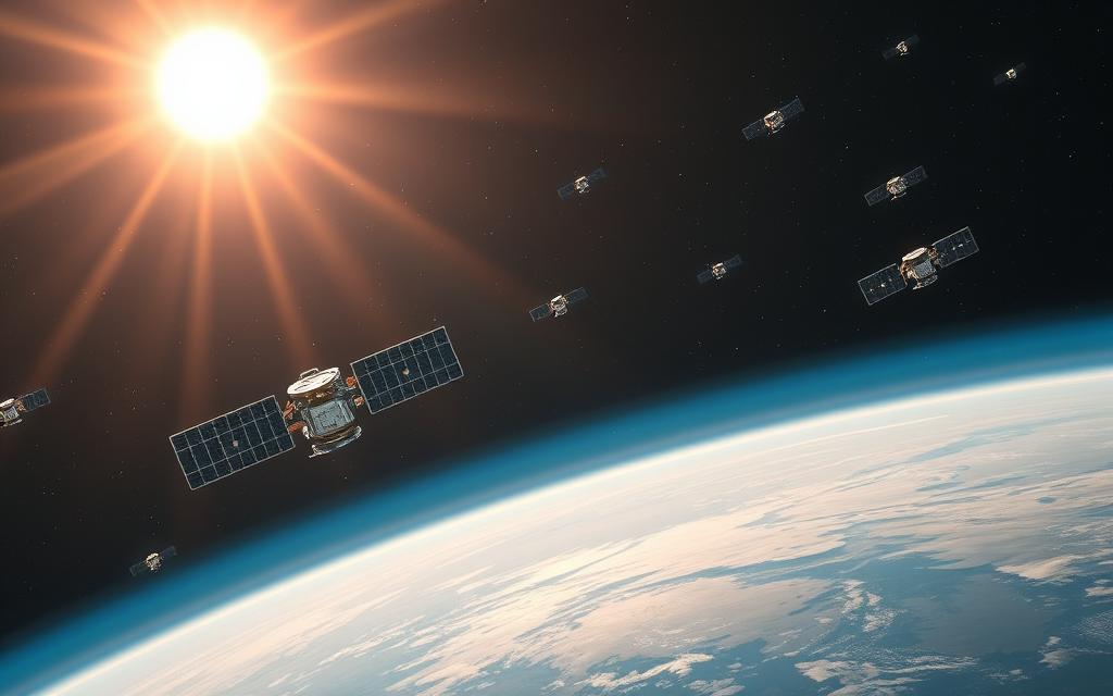 GPS satellite infrastructure MEO configuration