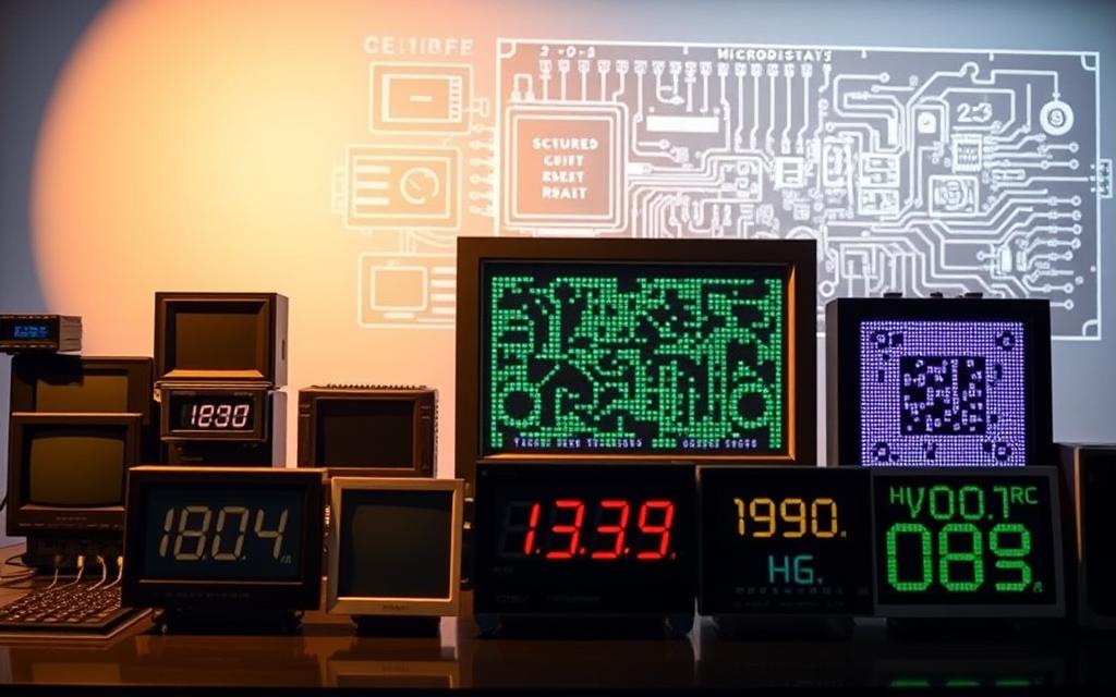 LCD display history