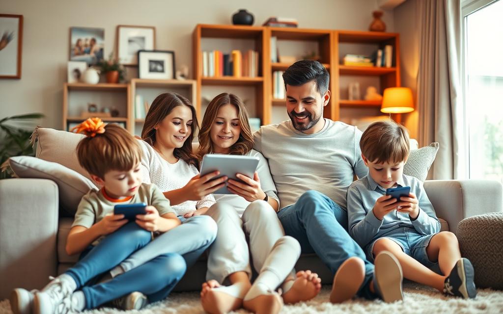 family screen time management