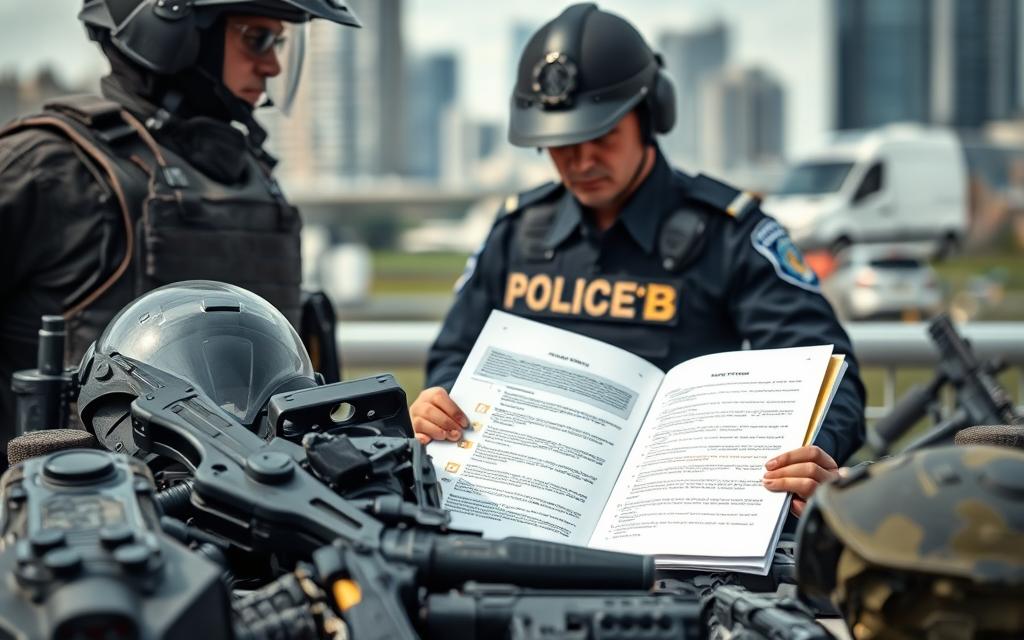 police equipment regulations and risk management