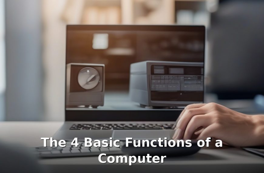 The 4 Basic Functions of a Computer Explained with Real Examples
